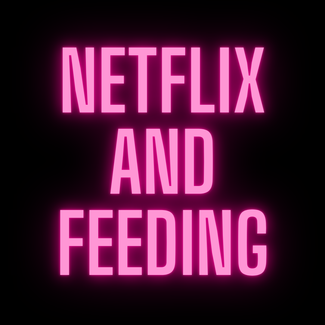Netflix and Feeding - Breastfeeding Lounge Suit - Black